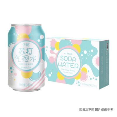 Yi Neng Vanilla Flavored Soda Water - 330ml x 24 Cans