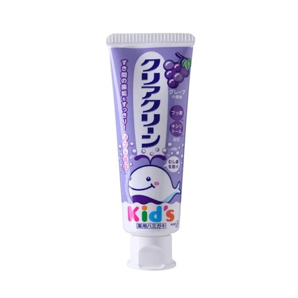 Kao Xylitol Children's Toothpaste, Grape Flavour, 50g