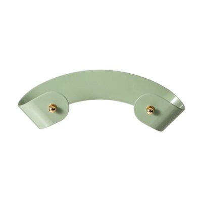 FaSoLa Wall-Mounted Pot Lid Rack, Green, 23.7*8cm