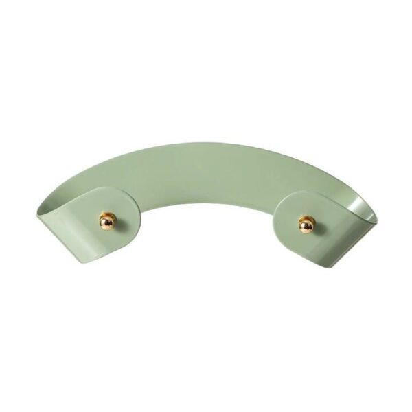 FaSoLa Wall-Mounted Pot Lid Rack, Green, 23.7*8cm