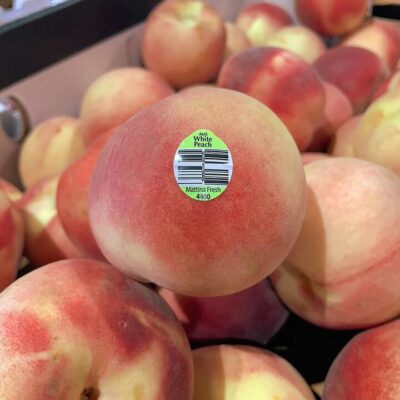 Mattina Fresh Australian White Peaches - 3 Pieces