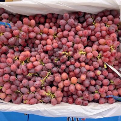 Premium Crisp Red Globe Grapes - 1kg