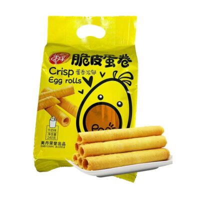 Meidan Crisp Egg Rolls - Milk Flavor, 240g