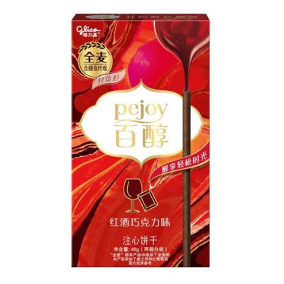 Pejoy Biscuit Stick Red Wine Chocolate Flavor - 48g
