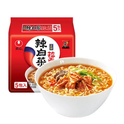 Nongshim Kimchi Ramen - 120g x 5 Packs