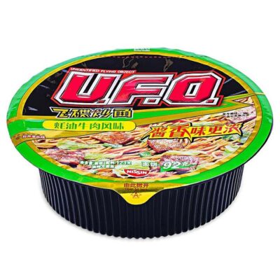 Nissin UFO Instant Stir-Fried Noodles - Oyster Sauce Beef Flavor, 123g