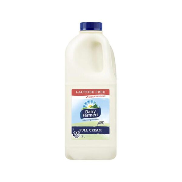 Dairy Farmers Full Cream Lactose Free Milk - 2L