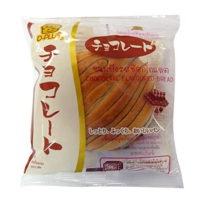 D-plus Japanese Chocolate Flavored Bread - 75g