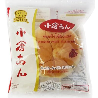 D-plus Japanese Red Bean Paste Filled Bun - 90g