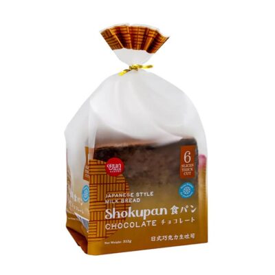 Bun-plus Frozen Japanese Style Chocolate Shokupan - 6pcs, 312g