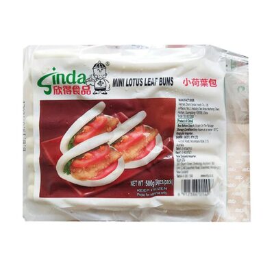 Sinda Frozen Mini Lotus Leaf Buns - 500g