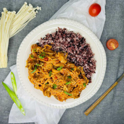 Seven Days Food Frozen Tomato Enoki Mushroom Beef Rice - 470g