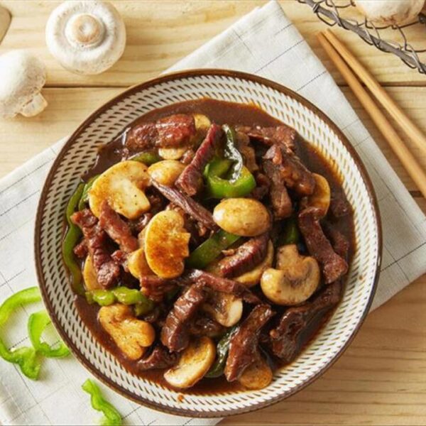 Zhen Kung Fu Frozen Black Pepper Mushroom Beef - 270g