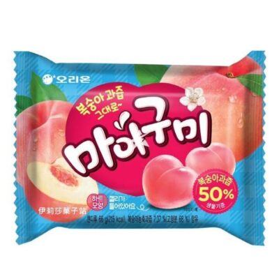 Orion Peach Flavored Gummy Candy - 66g