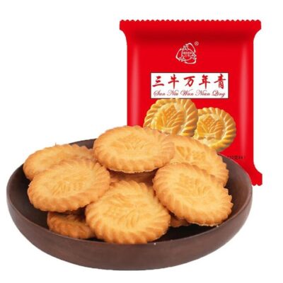 San Niu Wan Nian Qing Crispy Biscuits - 4 Packs, 528g