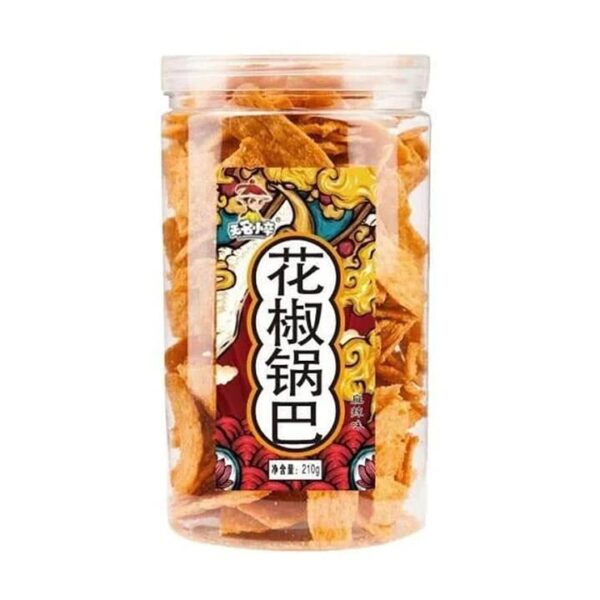 Wumingxiaozu Spicy Peppercorn Rice Crackers - 210g