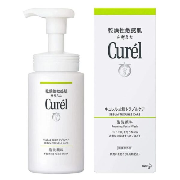Curel Sebum Care Foaming Facial Wash - 150ml