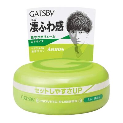 Gatsby Moving Rubber Air Rise Hair Wax - 80g