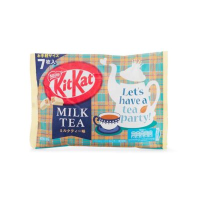 Nestle KitKat Mini Chocolate Wafer Biscuits Milk Tea Flavor - 7 Pieces, 90g