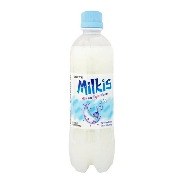 Lotte Milkis Milk and Yogurt Flavor Soda - 500ml