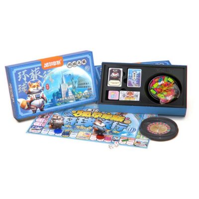 Detective Fox Holmes' Fun World Travel Board Game