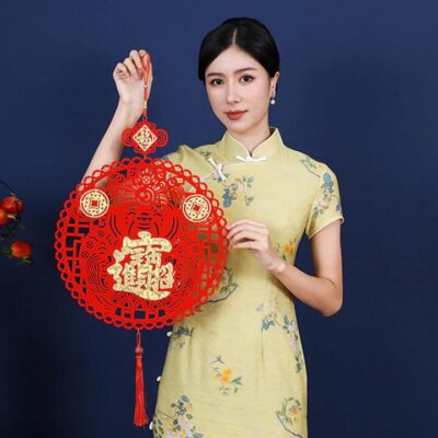 Ulife Festival Decoration - Large Fortune God Hanging Ornament