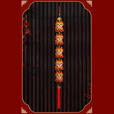 Ulife Festive Hanging Decoration - Golden Dragon Blessing