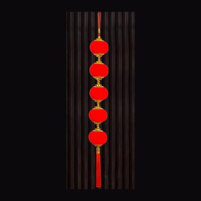 Ulife Festival Decoration Pure Red Lantern