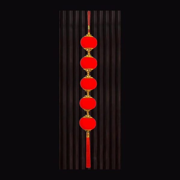 Ulife Festival Decoration Pure Red Lantern