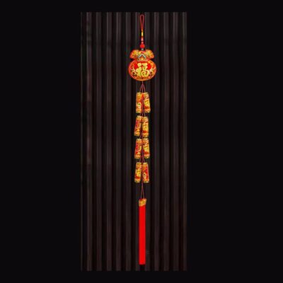 Ulife Festival Hanging Decoration - Money Bag with Firecrackers
