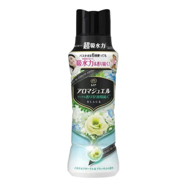 P&G Lenor Aroma Jewel Fabric Softener Beads - Gentle Floral Scent,420ml