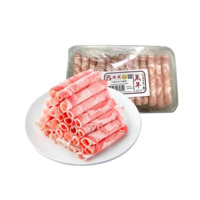 Ausheng Frozen Lamb Belly Rolls for Hot Pot - 500g