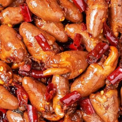 Laiji Spicy Chicken Hearts - 150g