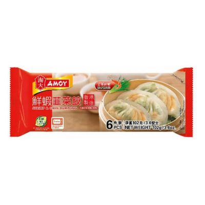 Amoy Frozen Shrimp & Chive Dumplings - 102g