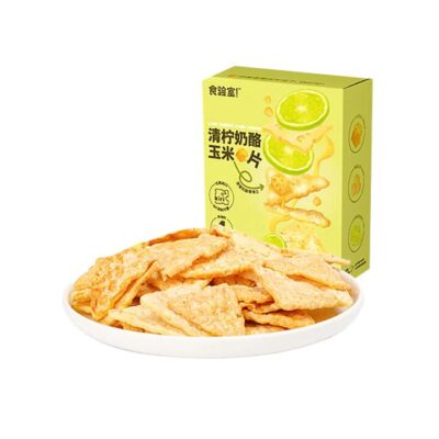 Shiyan Corn Crisps - Lime Cheese Flavor, Boxed 40g
