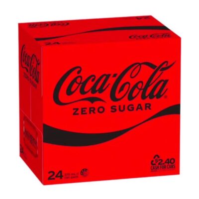 Coca Cola Zero Sugar - 375ml x 24 Cans