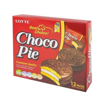 Lotte Choco Pie - 12 Packs, 336g