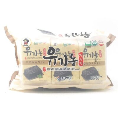 KCK Korean Organic Seaweed - 9 Packs, 36g