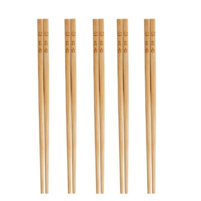 Cooker King Panda Bamboo Chopsticks - Set of 10 Pairs