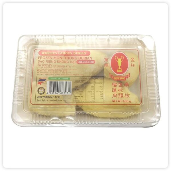 Mon-Thong Premium Seedless Durian - Product of Thailand, 400g