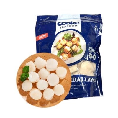 Cooke Frozen Scallop Medallions - 1kg