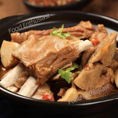 Ding Ge Private Kitchen Spicy Beer Lamb Ribs Hot Pot - Fresh Lock Box - 1.25L