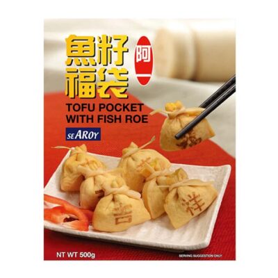 SeAroy Frozen Tofu Pocket with Fish Roe - 500g