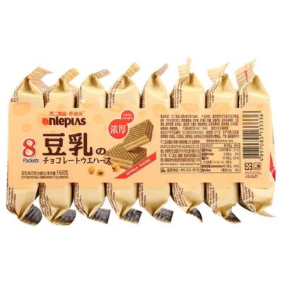 Nleplus Soymilk Wafers - 8 Packets, 168g