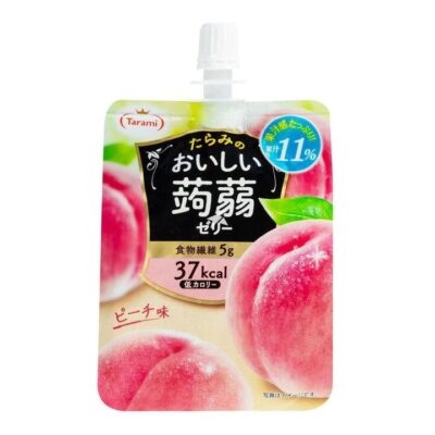 Tarami Low-Calorie Konjac Jelly - Peach Flavor 150g