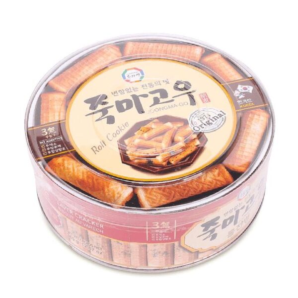 Surasang Korean Traditional Roll Cookies - Seaweed Flavor, 365g