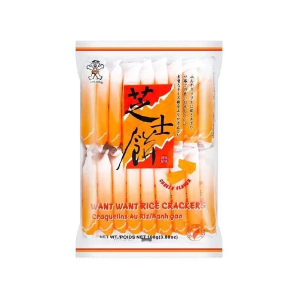 Want Want Cheese Rice Crackers - 108g