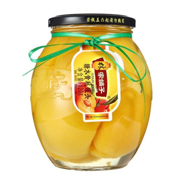 Lin Jia Pu Zi Yellow Peach Halves in Light Syrup 820g