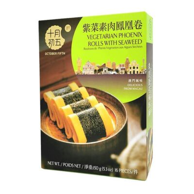 October Fifth Vegetarian Phoenix Rolls with Seaweed - 150g