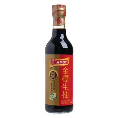 Amoy Gold Label Light Soy Sauce - 500ml